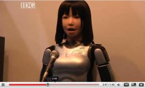 robot que canta